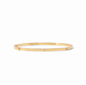 Julie Vos Crescent Stone Bangle