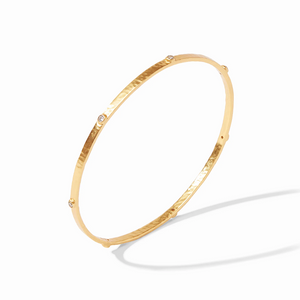 Julie Vos Crescent Stone Bangle
