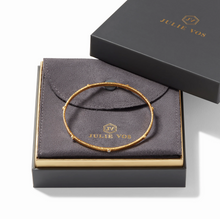 Load image into Gallery viewer, Julie Vos Crescent Stone Bangle