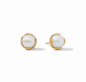 Julie Vos Penelope Pearl Stud Earrings