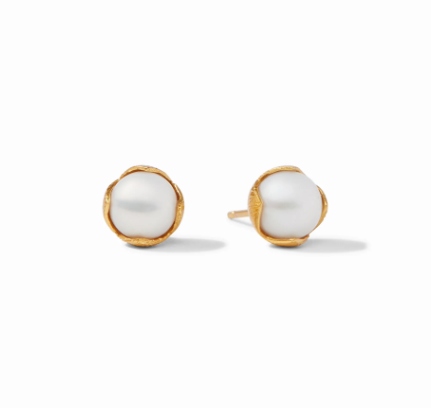 Julie Vos Penelope Pearl Stud Earrings