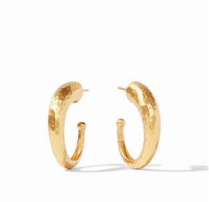 Julie Vos Hammered Hoop | Multiple Sizes