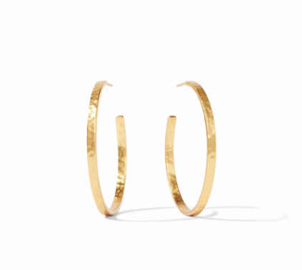 Julie Vos Crescent Hoop Earrings | Multiple Sizes