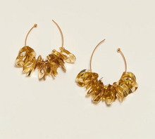 Load image into Gallery viewer, Mignonne Gavigan Mini Lolita Sequin Hoops | Gold &amp; Pearl