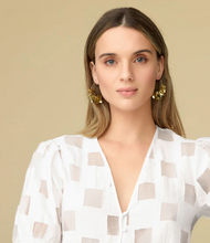 Load image into Gallery viewer, Mignonne Gavigan Mini Lolita Sequin Hoops | Gold &amp; Pearl