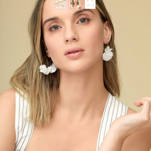 Load image into Gallery viewer, Mignonne Gavigan Mini Lolita Sequin Hoops | Gold &amp; Pearl