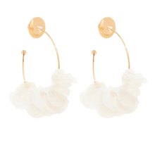 Load image into Gallery viewer, Mignonne Gavigan Mini Lolita Sequin Hoops | Gold &amp; Pearl