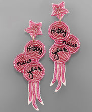 Load image into Gallery viewer, Happy New Year Balloon Earrings