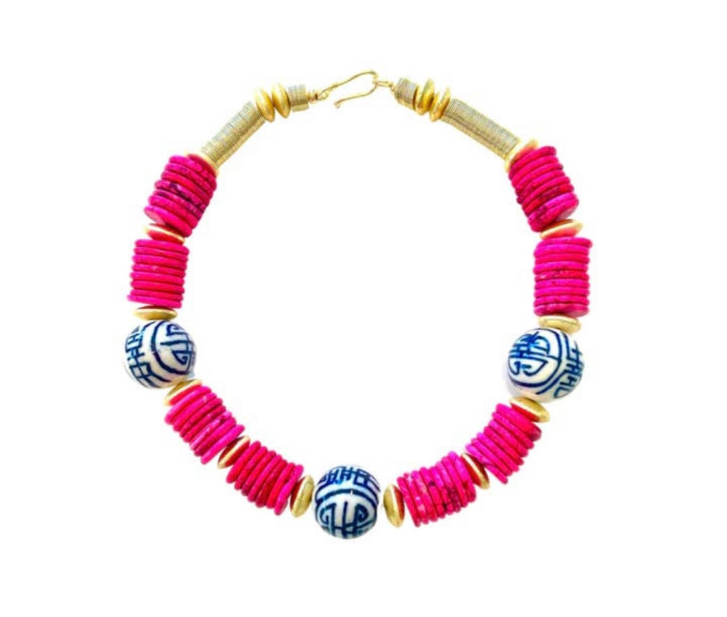 Chinoiserie Beaded Necklaces
