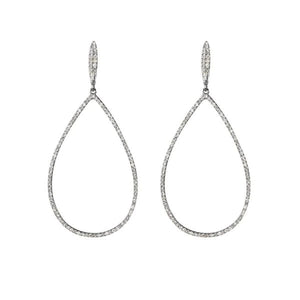 Teardrop Diamond Earrings