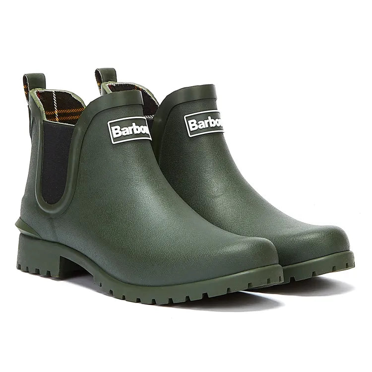 Barbour Olive Wilton Boots