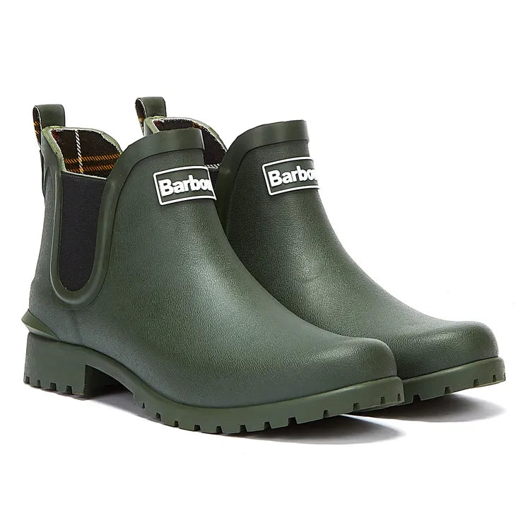 Barbour Olive Wilton Boots Cat Kate Boutique