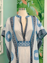 Load image into Gallery viewer, Emerson Caftan|  Cerulean Organic
