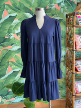 Load image into Gallery viewer, Jude Connally Tammi Dress | Black &amp; Navy