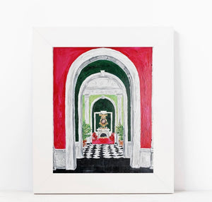 “To The Lobby Bar”  Greenbrier Resort Print