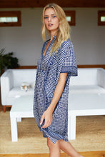Load image into Gallery viewer, Emerson Fry Short Caftan | Ink Organic
