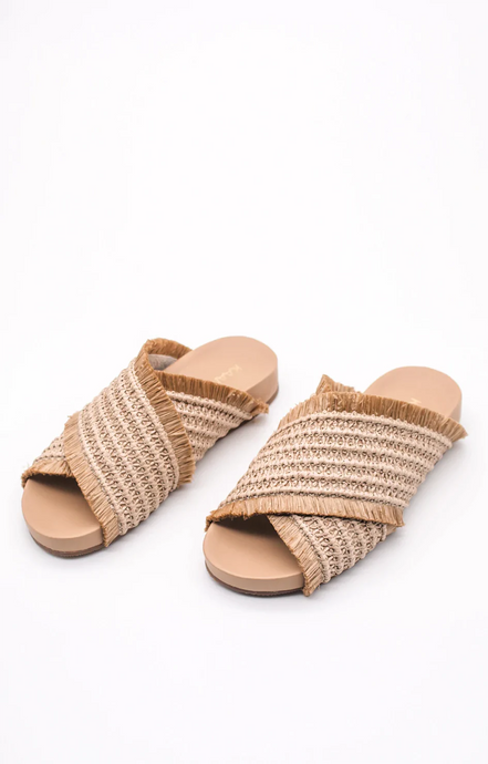 Kaanas Kota Raffia Slide