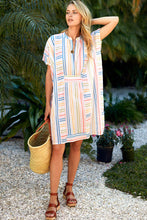 Load image into Gallery viewer, Emerson Fry Short Caftan | Rainbow Organic