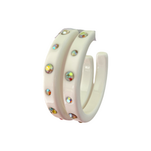 Load image into Gallery viewer, City Girl Shimmer Hoops